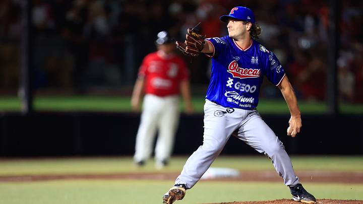 Austin Warner se llevó la victoria del Juego 1 de la Serie del Rey de la Liga Mexicana de Beisbol Austin Warner se llevó la victoria del Juego 1 de la Serie del Rey de la Liga Mexicana de Beisbol