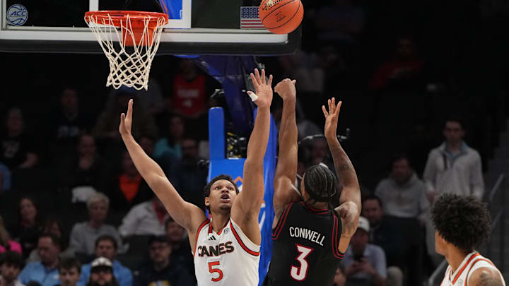 Louisville's Ryan Conwell (3) played one season at USF