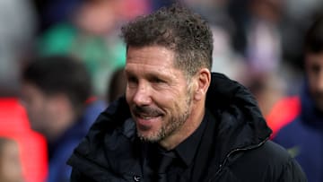 Diego Simeone tout sourire après la victoire de son équipe face au Barça
