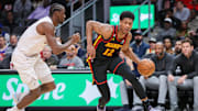 The Atlanta Hawks' odds to make the playoffs are falling after they traded De'Andre Hunter to Cleveland.