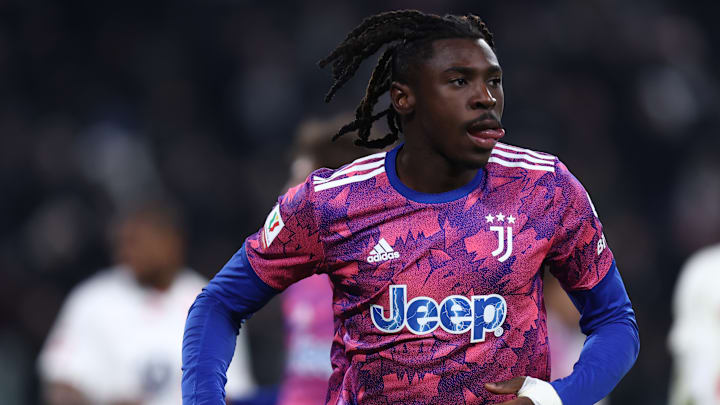 Moise Kean a ouvert le score lors de Spezia-Juventus Moise Kean a ouvert le score lors de Spezia-Juventus