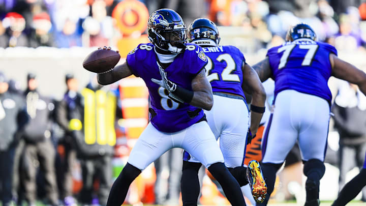 Baltimore Ravens quarterback Lamar Jackson. Baltimore Ravens quarterback Lamar Jackson.