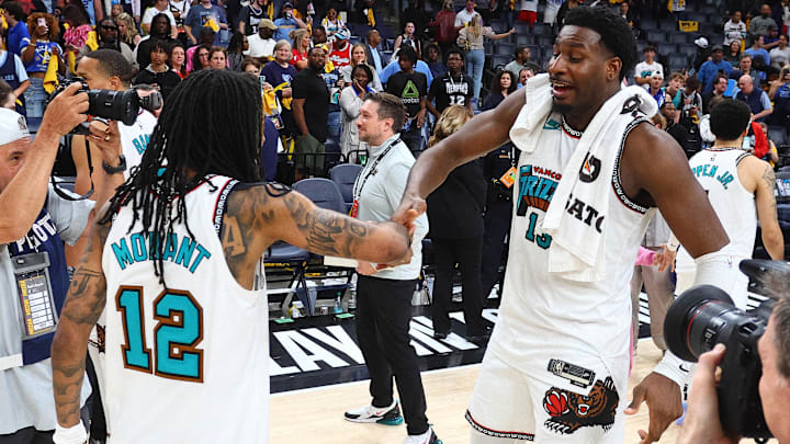 Morant and Jackson Jr. led the way for Memphis in their 120-106 win over the Mavericks.