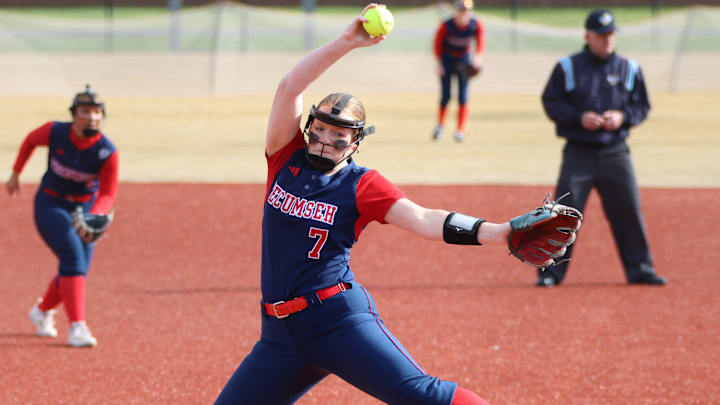 Tecumseh's Audrey Seiler. Tecumseh's Audrey Seiler.