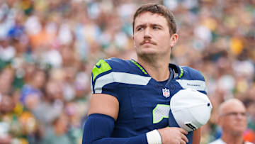Drew Lock of the Seattle Seahawks