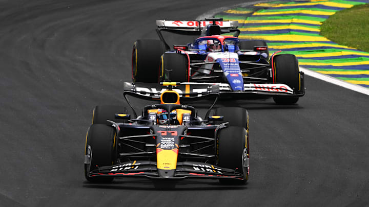 Sergio Perez, Red Bull, Liam Lawson, RB, Formula 1