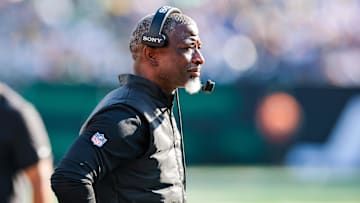 NY Jets head coach Aaron Glenn