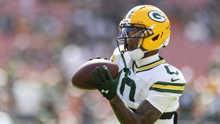 Green Bay Packers wide receiver Matthew Golden is a solid prop target in Week 4. Green Bay Packers wide receiver Matthew Golden is a solid prop target in Week 4.