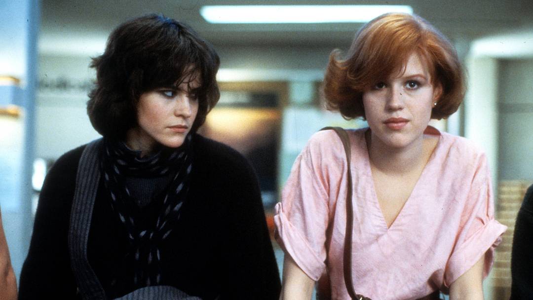 Ally Sheedy And Molly Ringwald In 'The Breakfast Club'