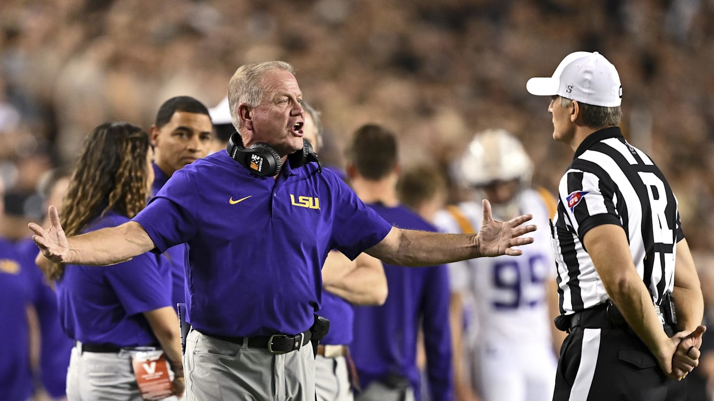 Everything Brian Kelly Said After LSU's Loss to Alabama in Death Valley