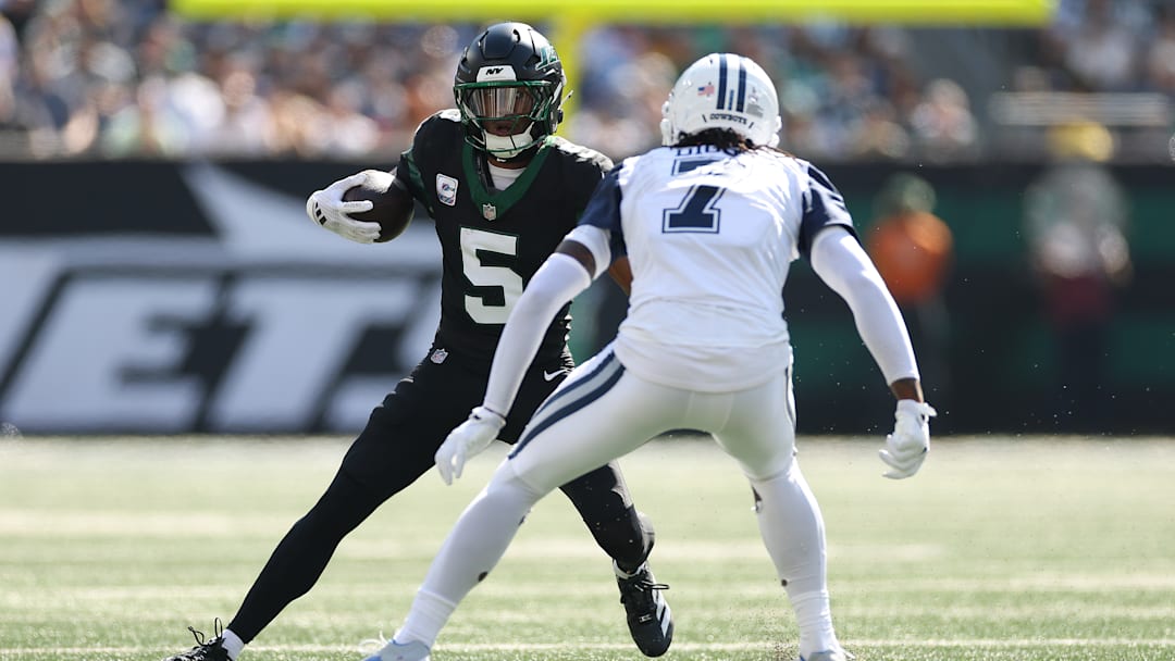 NY Jets wide receiver Garrett Wilson