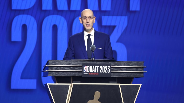 Adam Silver, el comisionado de la NBA, dirigirá el draft de 2024, como cada año
