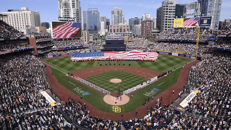 A general view of at Petco Park before a game between the San Diego Padres and San Francisco Giants.