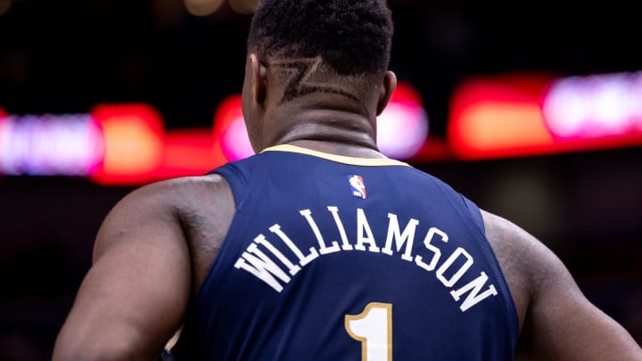 Apr 3, 2024; New Orleans, Louisiana, USA;  Detailed view of the hair of New Orleans Pelicans forward