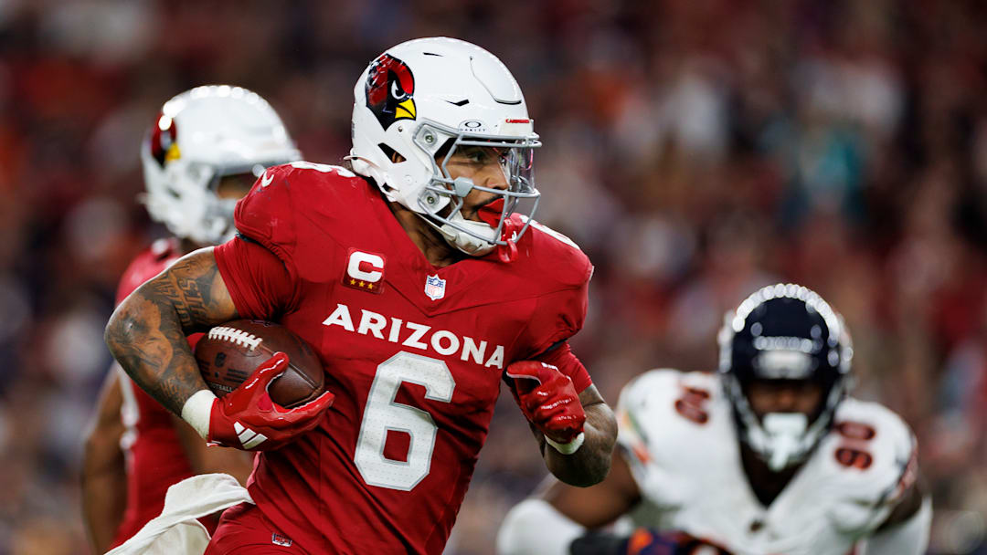 Cardinals running back James Conner rushed for 1,094 yards in 2024.
