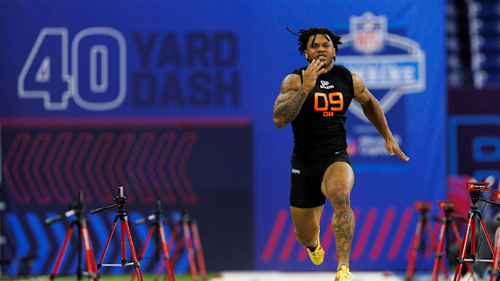 North Carolina Running Back Omarion Hampton