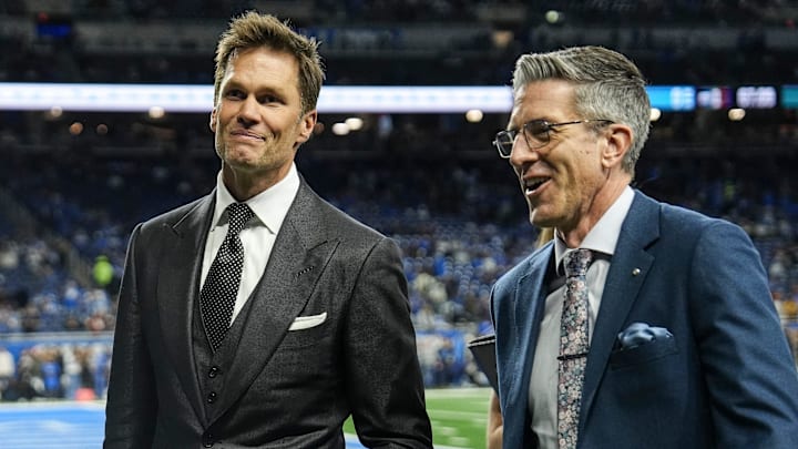 The possibility of Tom Brady and Kevin Burkhardt calling a Raiders game just went up a lot. The possibility of Tom Brady and Kevin Burkhardt calling a Raiders game just went up a lot.