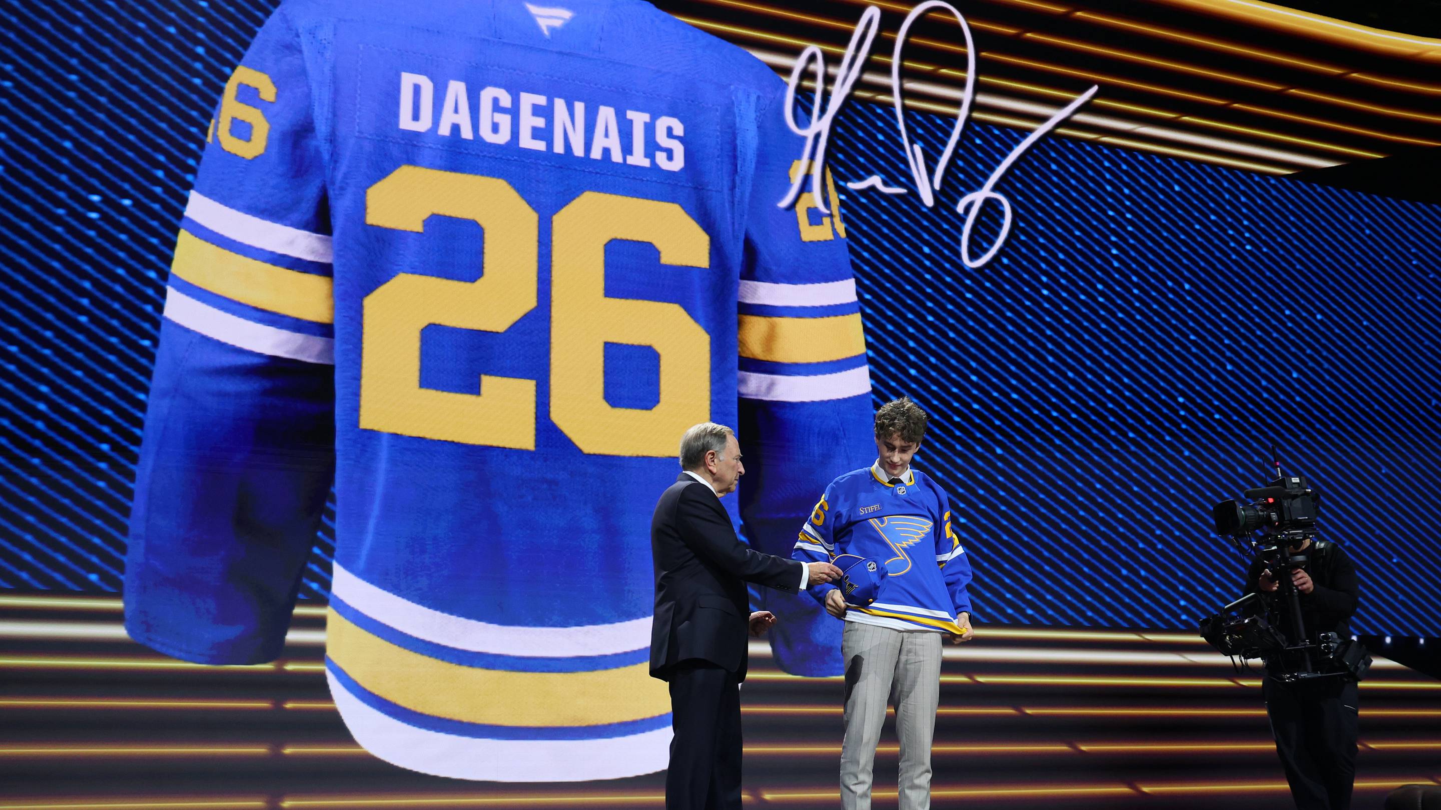 Dagenais’s hat trick offers glimpse of what the Blues drafted 16th overall