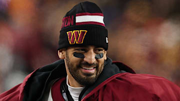 Washington Commanders quarterback Marcus Mariota