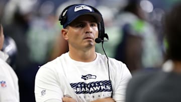 Mike Macdonald of the Seattle Seahawks