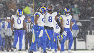NFC Divisional Playoffs: Los Angeles Rams Kobie Turner, Jared Verse v Philadelphia Eagles