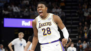 Oct 31, 2025; Memphis, Tennessee, USA; Los Angeles Lakers forward Rui Hachimura (28).