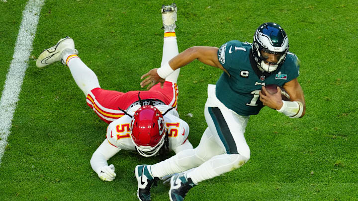 The Eagles are underdogs to the Chiefs in Super Bowl 59.