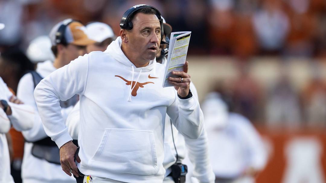Texas Longhorns head coach Steve Sarkisian against the Clemson Tigers during the CFP National playoff first round at Darrell K Royal-Texas Memorial Stadium. Texas Longhorns head coach Steve Sarkisian against the Clemson Tigers during the CFP National playoff first round at Darrell K Royal-Texas Memorial Stadium.