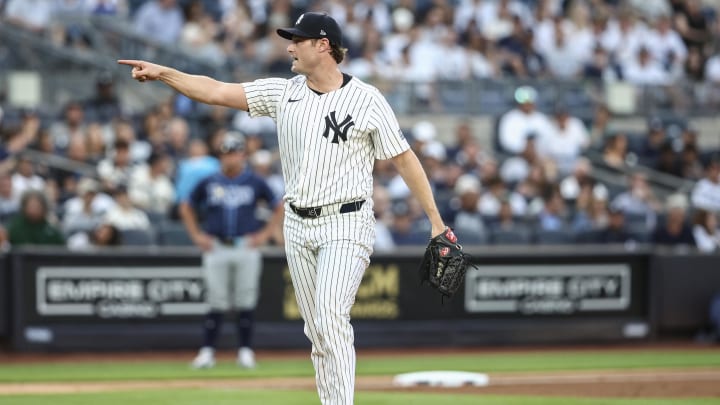 New York Yankees starting pitcher Gerrit Cole.