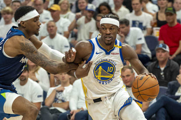 Golden State Warriors forward Jimmy Butler III (10) 