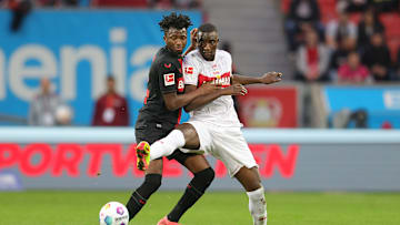 Edmond Tapsoba (l.) & Serhou Guirassy (hier noch im VfB-Trikot)
