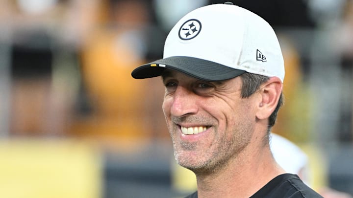 Rodgers is in his likely last season in the NFL, which he is spending with Pittsburgh. Rodgers is in his likely last season in the NFL, which he is spending with Pittsburgh.