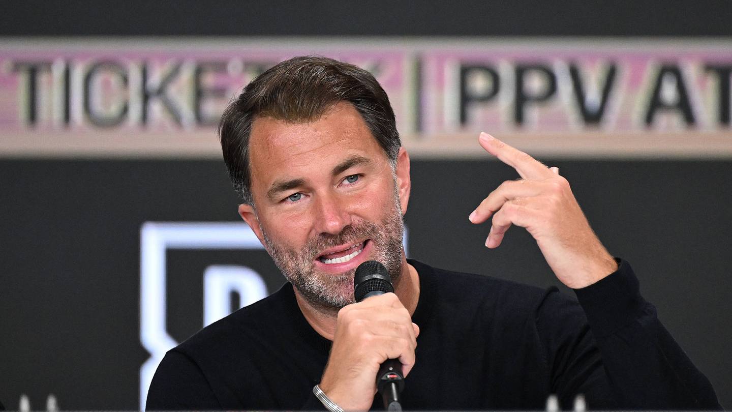 Eddie Hearn Says Security Guard Saved Him From Jail Time After Benn, Eubank Jr Egg Slap