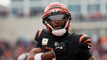 Ja'Marr Chase has been suspended for Week 12 after spitting on Jalen Ramsey.