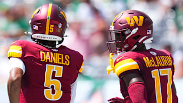 Jayden Daniels and Terry McLaurin