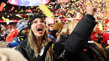 Taylor Swift at a Kansas City Chiefs game