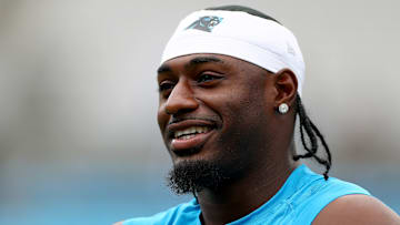 Carolina Panthers wide receiver Xavier Legette