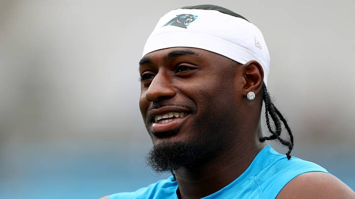 Carolina Panthers wide receiver Xavier Legette