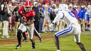 Georgia Bulldogs running back Andrew Paul (3)