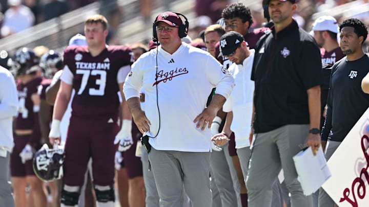 Elko has Texas A&M 8-2 in his first season as head coach. Elko has Texas A&M 8-2 in his first season as head coach.