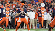 Syracuse quarterback Steve Angeli leads the country in passing yards in the team's first three games. 