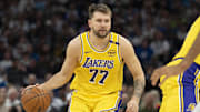 Luka Doncic is playing through a stomach bug in Game 3 against the Minnesota Timberwolves