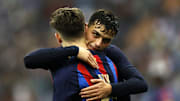 Pedri y Gavi con el FC Barcelona
