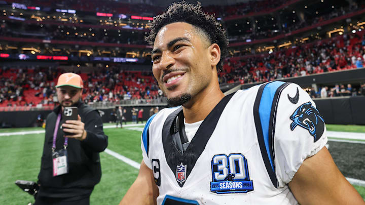 Carolina Panthers quarterback Bryce Young. Carolina Panthers quarterback Bryce Young.