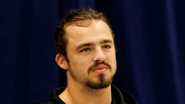 Maxen Hook at the 2025 NFL Scouting Combine