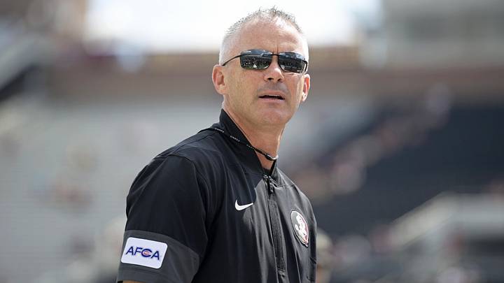 Florida State Seminoles head coach Mike Norvell