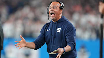 Penn State football head coach James Franklin