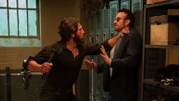 (L-R) Frank Castle/The Punisher (Jon Bernthal) and Matt Murdock/Daredevil (Charlie Cox) in Marvel Television's DAREDEVIL: BORN AGAIN, exclusively on Disney+. Photo by Giovanni Rufino. © 2025 MARVEL.