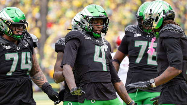 Oregon Ducks College Football Big Ten Kemon Spell Dierre Hill Jr Jordan Davidson Jayden Limar Noah Whittington running backs 