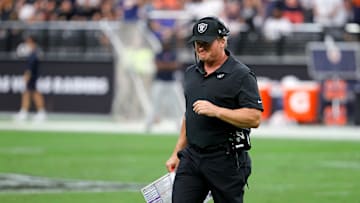 Former Las Vegas Raiders head coach Jon Gruden.